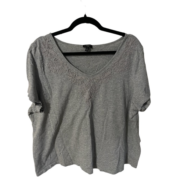 A Talbots grey T-shirt in size 3X - Picture 1 of 4